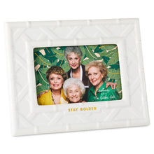 Load image into Gallery viewer, Hallmark The Golden Girls Stay Golden Ceramic Picture Frame, 4x6
