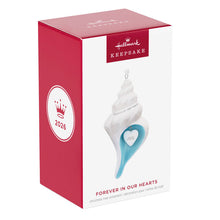 Load image into Gallery viewer, Hallmark Forever in Our Hearts Shell 2026 Porcelain Ornament

