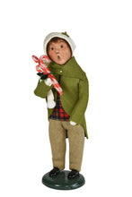 Load image into Gallery viewer, Byer's Choice Ltd. Candy Cane Family Boy
