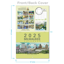 Load image into Gallery viewer, Milwaukee 2025 Watercolor Calendar by James Steeno
