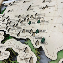 Load image into Gallery viewer, Makery Maven Co. National Parks Map
