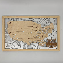 Load image into Gallery viewer, Makery Maven Co. National Football Stadium Map
