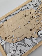Load image into Gallery viewer, Makery Maven Co. National Football Stadium Map

