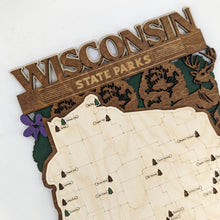 Load image into Gallery viewer, Makery Maven Co. Wisconsin State Park Map
