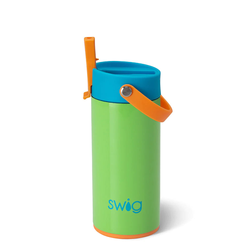 Swig Lime Slime Flip + Sip Slim Tumbler (12oz)