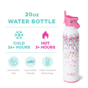 Swig Confetti Flip + Sip Water Bottle (20oz)