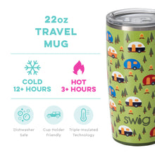 Load image into Gallery viewer, Swig 22oz Travel Mug - Happy Camper
