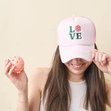 Load image into Gallery viewer, The Darling Effect Trucker Hat - Love Pickleball
