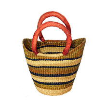 Load image into Gallery viewer, African Market Baskets Woven Mini Shopping Tote
