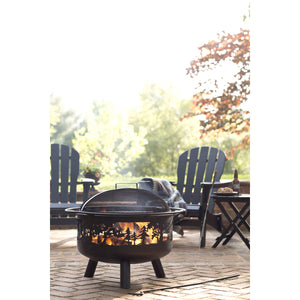 Plow and Hearth Timberline Wood-Burning Fire Pit