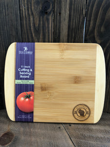 Totally Bamboo Wisconsin Stamp Cutting and Serving Board, 11" x 8-3/4"