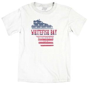 Whitefish Bay Patriotic T-Shirt - Youth