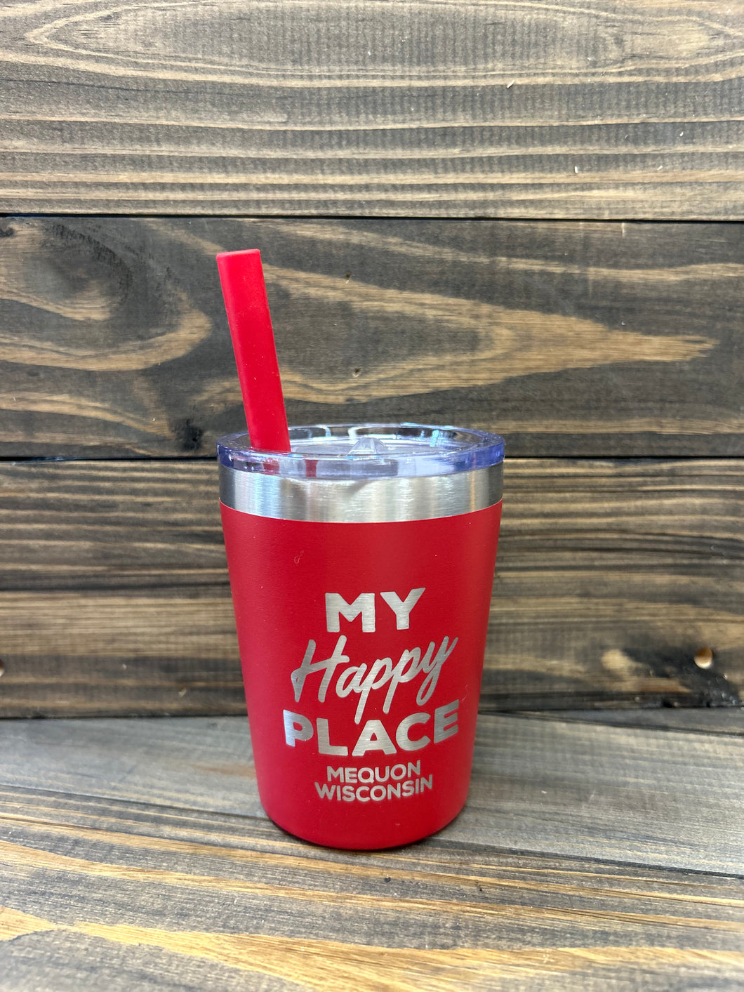 9oz Tumbler with Straw - My Happy Place Mequon