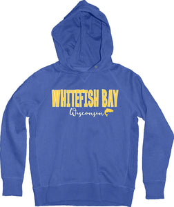 Whitefish Bay Kids Hoodie - Blue