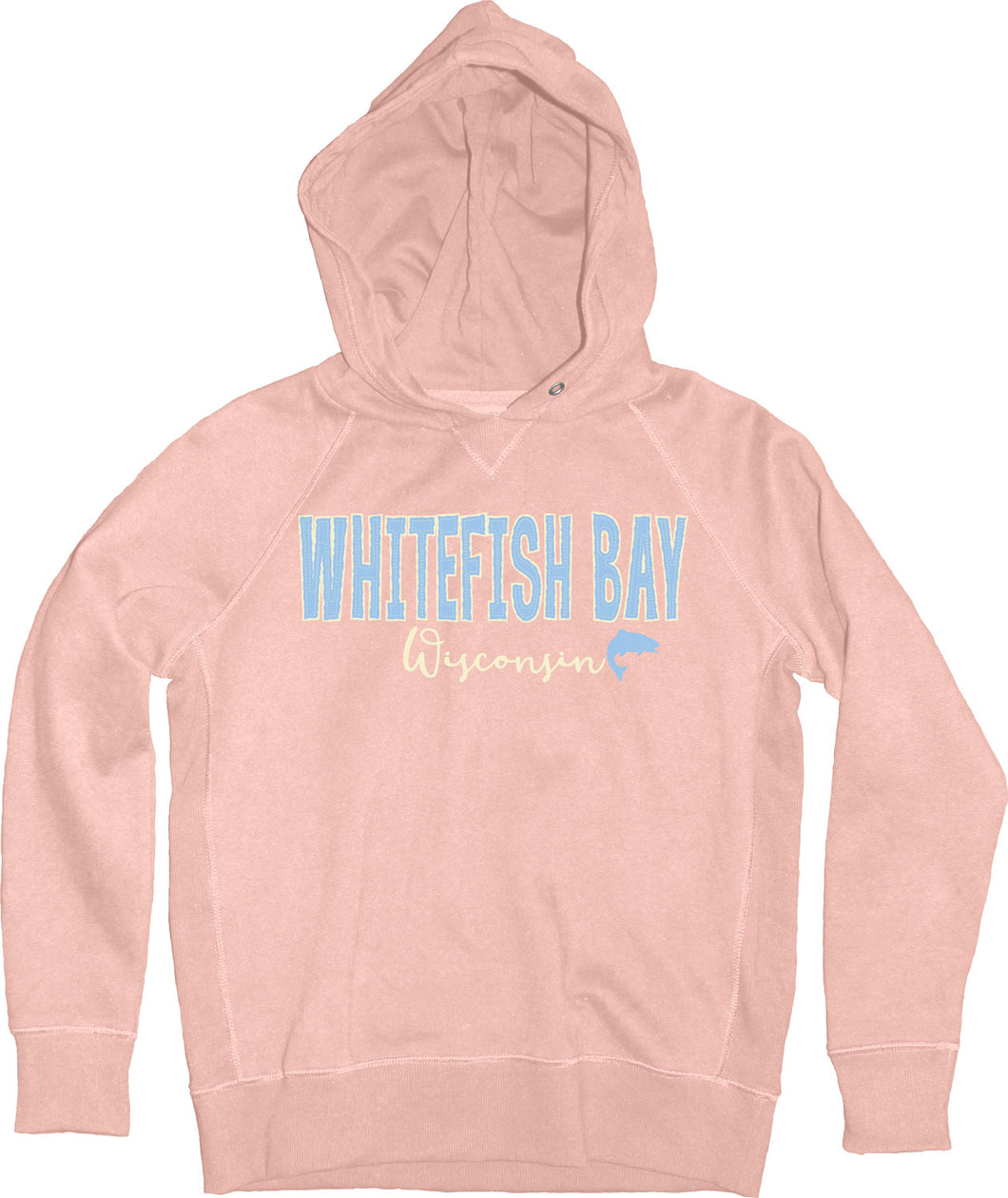 Whitefish Bay Kids Hoodie - Pink