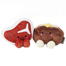 Load image into Gallery viewer, Hallmark Better Together Steak and Potato Magnetic Plush, 4.25&quot;
