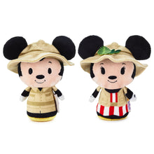 Load image into Gallery viewer, Hallmark itty bittys® Walt Disney World 50th Anniversary Jungle Cruise Mickey and Minnie Plush, Set of 3
