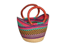 Load image into Gallery viewer, African Market Baskets Woven Mini Shopping Tote
