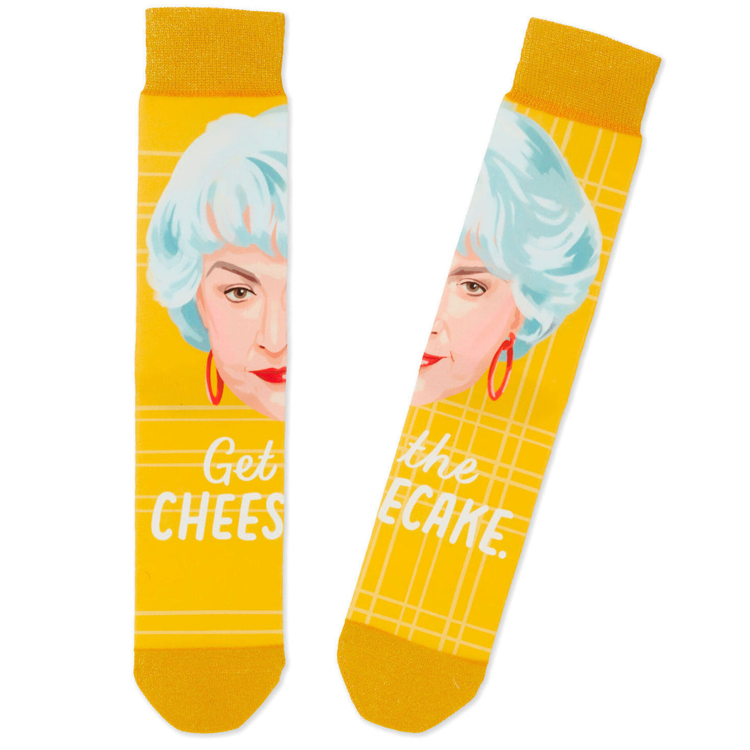 Hallmark Dorothy The Golden Girls Cheesecake Novelty Crew Socks
