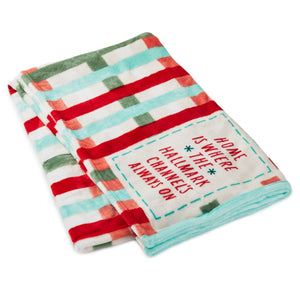 Hallmark Channel Home Is Where Hallmark Channel's On Blanket, 50x60