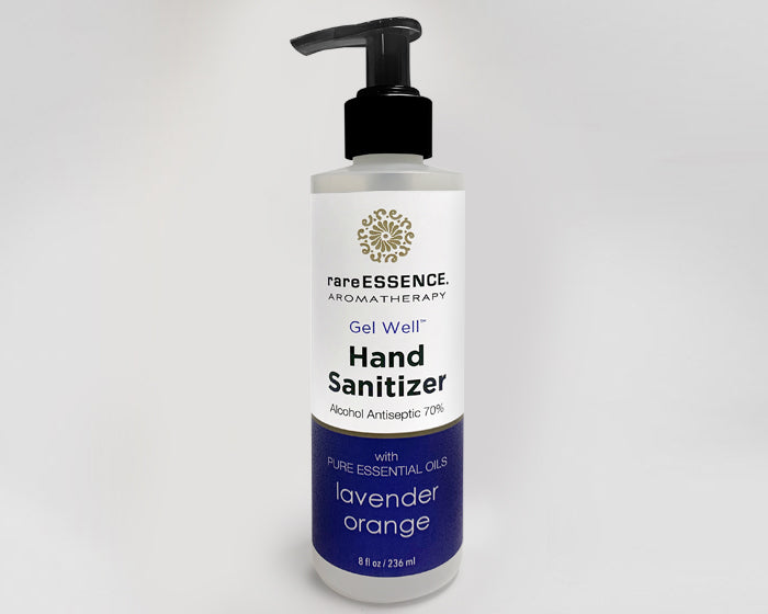 Rare Essence Lavender Orange Essential Oil Hand Sanitizer 8oz
