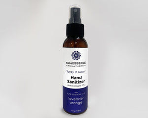 Rare Essence Lavender Orange Essential Oil Hand Sanitizer Spray 4oz