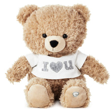 Load image into Gallery viewer, Hallmark I Love You Bear Singing Stuffed Animal With Motion, 11&quot;

