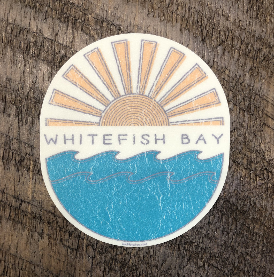Sunrise Whitefish Bay Decal