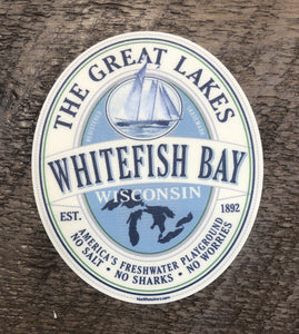 The Great Lakes Whitefish Bay Decal