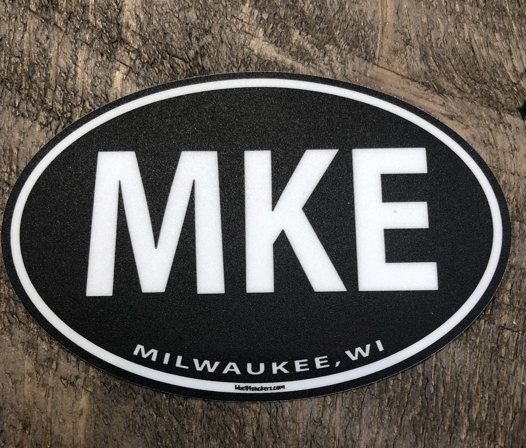 MKE Milwaukee, WI Decal