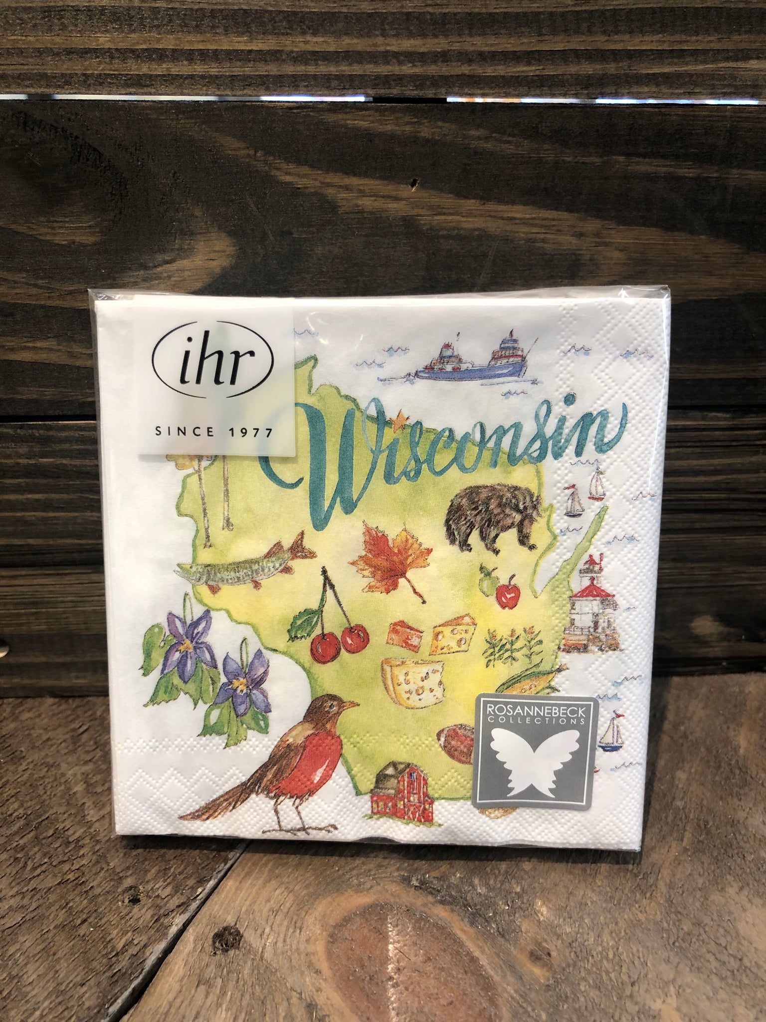 Wisconsin Paper Beverage Napkins