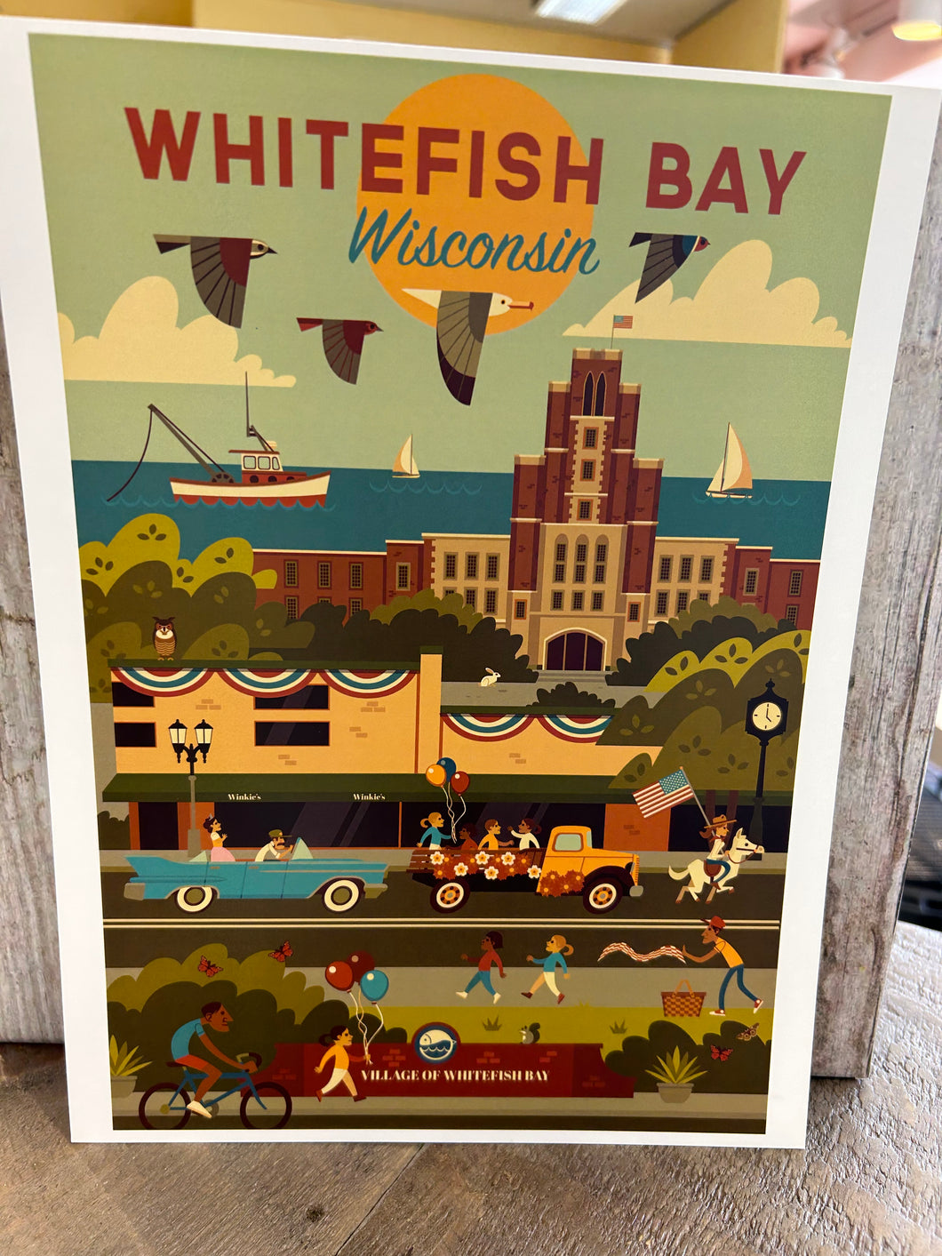 Whitefish Bay 9 x 12 Print