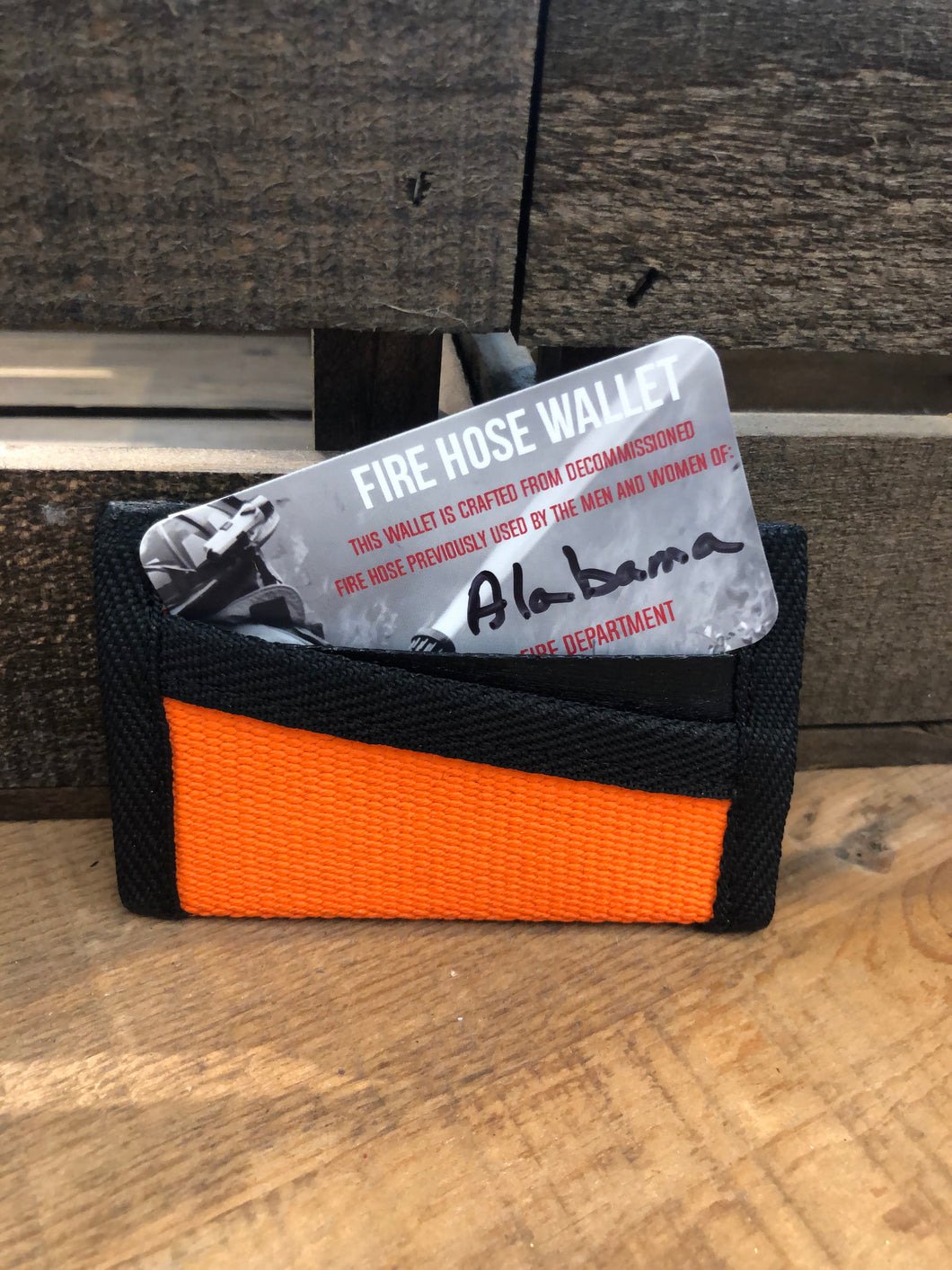 Ladder 34 Fire Hose Wallet - Orange