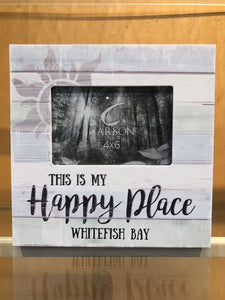 This is My Happy Place Whitefish Bay Frame