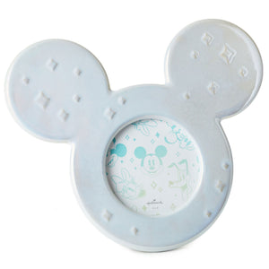 Hallmark Disney 100 Years of Wonder Mickey Ears Ceramic Picture Frame, 4x4