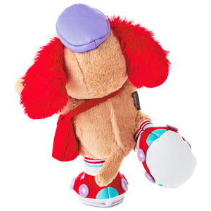 Hallmark Special Delivery Roller-Skating Pup Singing Stuffed Animal with Motion, 8"