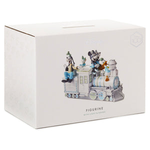 Hallmark Disney 100 Years of Wonder Mickey and Friends Train Special Edition 2023 Figurine With Light and Sound, 5.63"