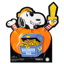 Load image into Gallery viewer, Hallmark Peanuts® Pirate Snoopy Halloween Pumpkin Decorating Kit, 4 Pieces
