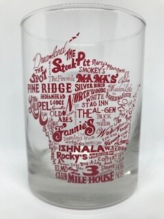 Supper Clubs of Wisconsin Rocks Glass 13.5oz
