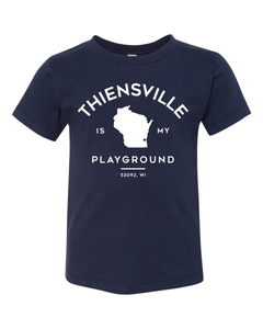 Thiensville is my Playground Toddler T-Shirt - Navy