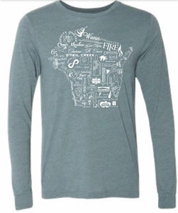 WOW (wineries of Wisconsin) Long Sleeve T-Shirt