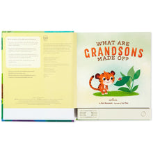 Load image into Gallery viewer, Hallmark What Grandsons are Made of? Recordable Storybook
