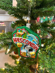 One Hundred 80 Degrees Wisconsin Ornament