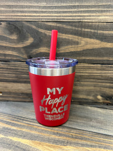 9oz Tumbler with Straw - My Happy Place Thiensville