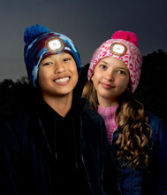 Load image into Gallery viewer, Night Scope Rechargeable LED Pom Hat - Kids Hide &amp; Seek Collection
