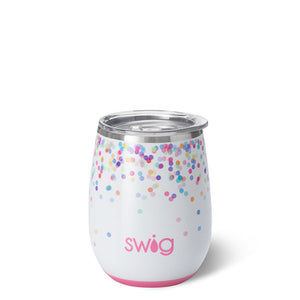 Swig 14oz Stemless Wine Cup - Confetti